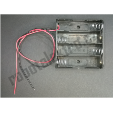 Držák na 4 tužkové baterie, 4x AA